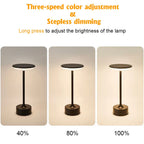 LED Touch Sensor Table Lamp USB Rechargeable Night Light