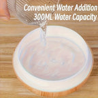 Flower Humidifier with Colorful Atmosphere Light