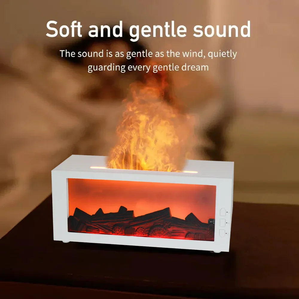 300ml White Aroma Humidifier with Remote and Essential Oils