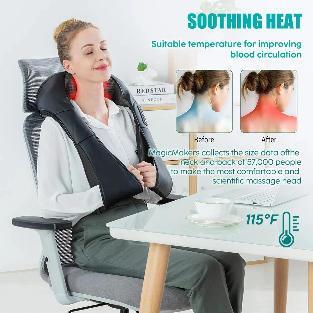 Shiatsu Neck and Shoulder Massager with Heat
