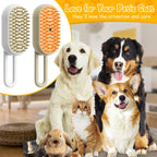 3 in 1 Cat Dog Steam Brush Electric Grooming Tool