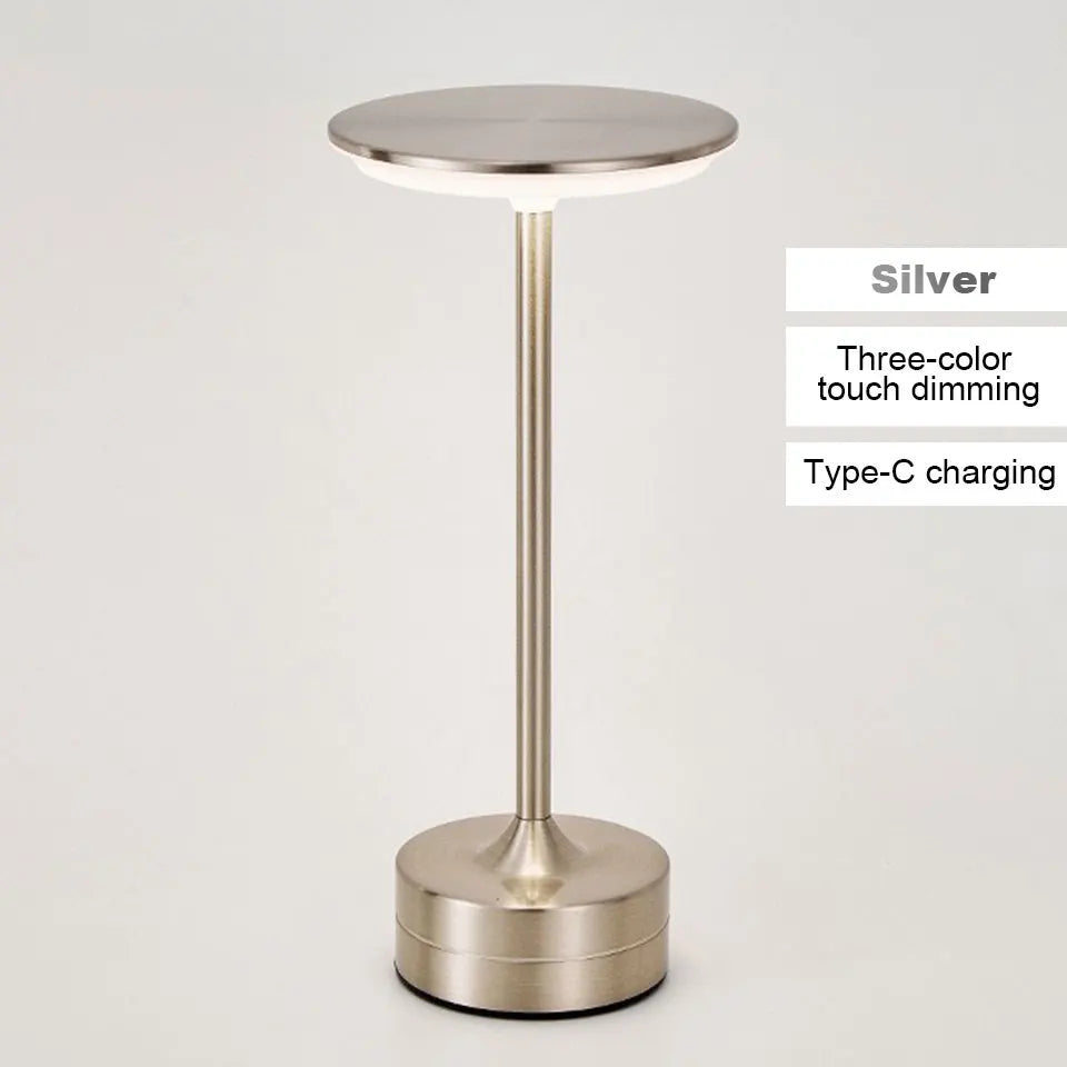 LED Touch Sensor Table Lamp USB Rechargeable Night Light