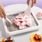 Aluminum Ice Cream Maker Pan for DIY Frozen Yogurt