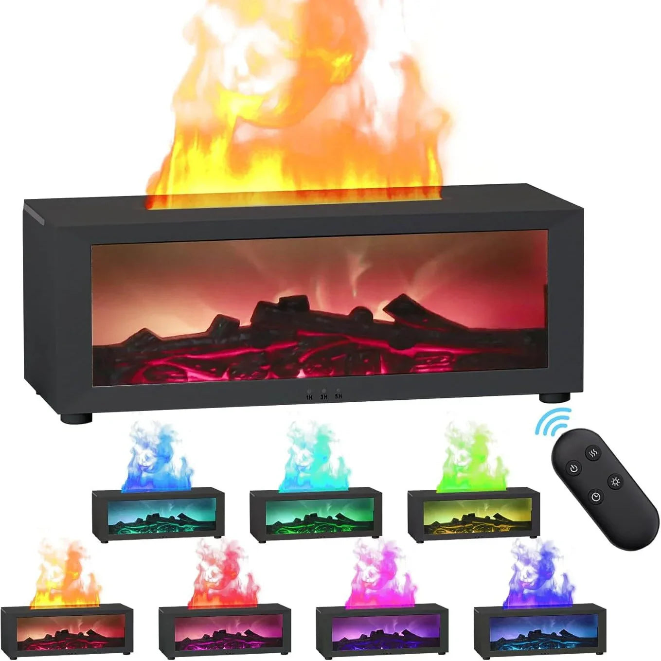 Imitation Flame Aromatherapy Humidifier for Winter