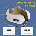 Neck Massager Pillow with Heat and Vibration Relief