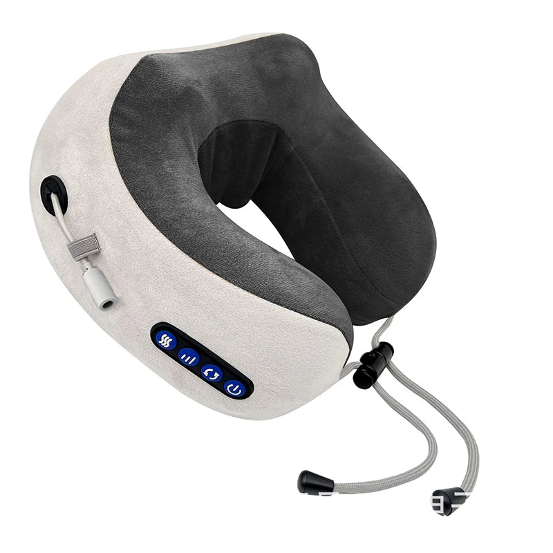 Neck Massager Pillow with Heat and Vibration Relief