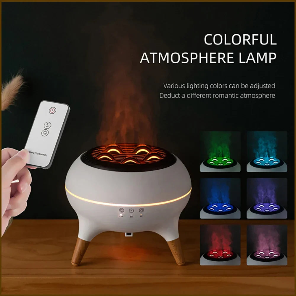 350ml Aromatherapy Humidifier with Remote Control Lighting