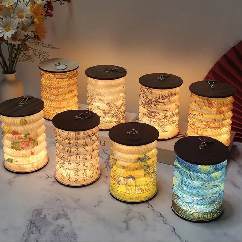 Dimmable LED Portable Black Table Lamp for Bedroom