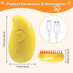 3 in 1 Cat Dog Steam Brush Electric Grooming Tool