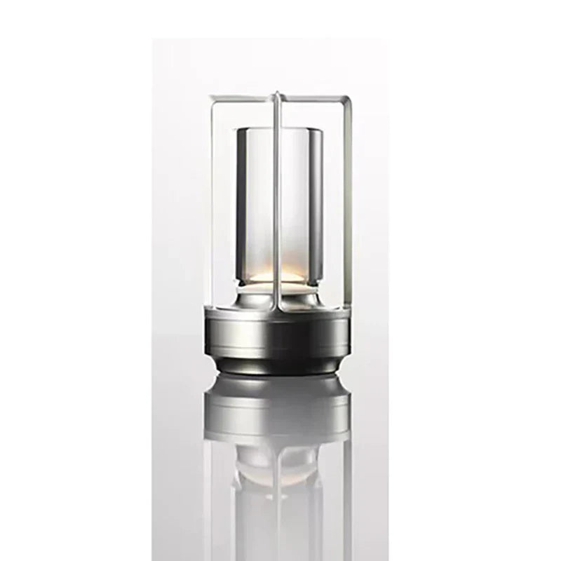 Black Crystal LED Touch Table Lamp for Bedroom