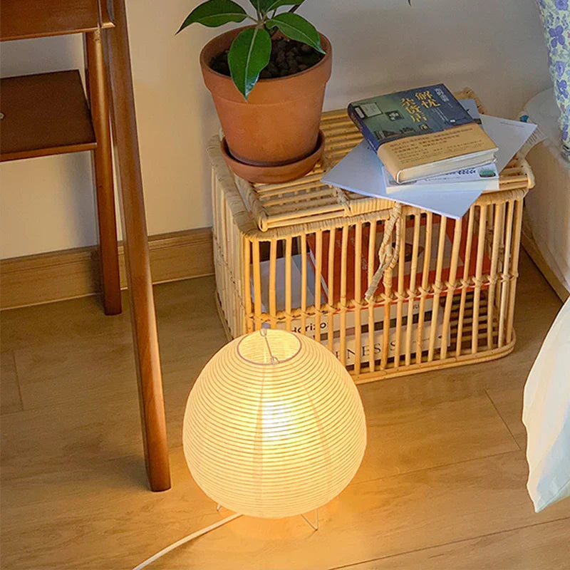 Nordic LED Table Lamp White Aluminum Wabi Sabi Style