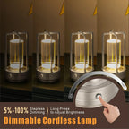 Cordless LED Table Lamp for Desk and Camping Use