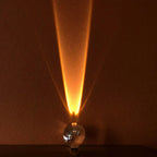 Crystal Eye Of The Sky Table Lamp For Bedroom Decor