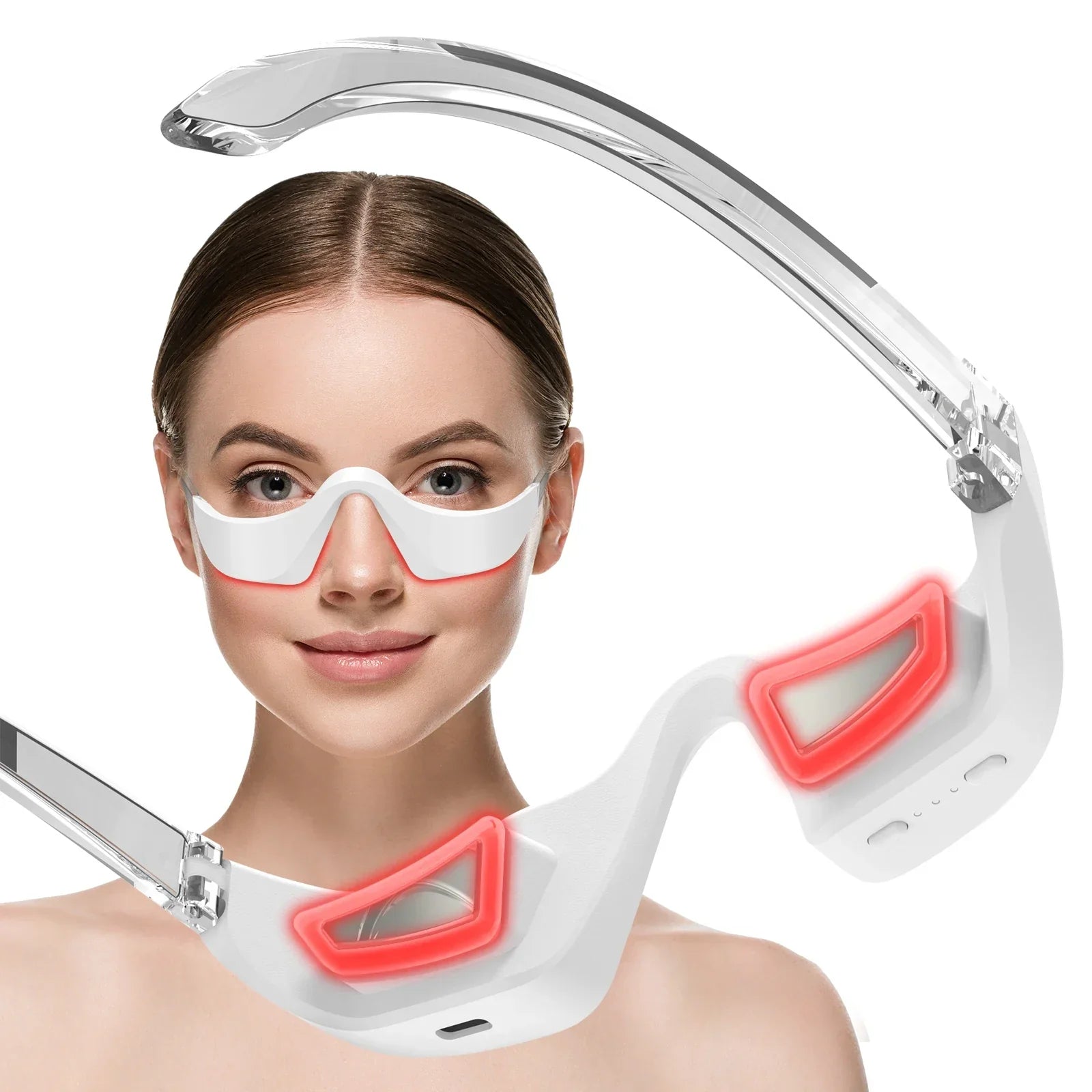 LED Under Eye Massager 3D Microcurrent Beauty Device