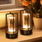 Cordless LED Table Lamp for Desk and Camping Use