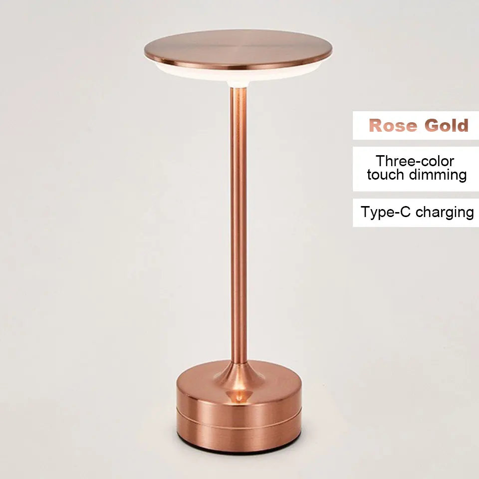 LED Touch Sensor Table Lamp USB Rechargeable Night Light