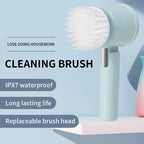 Rechargeable Electric Cleaning Brush for Kitchen and Bathroom