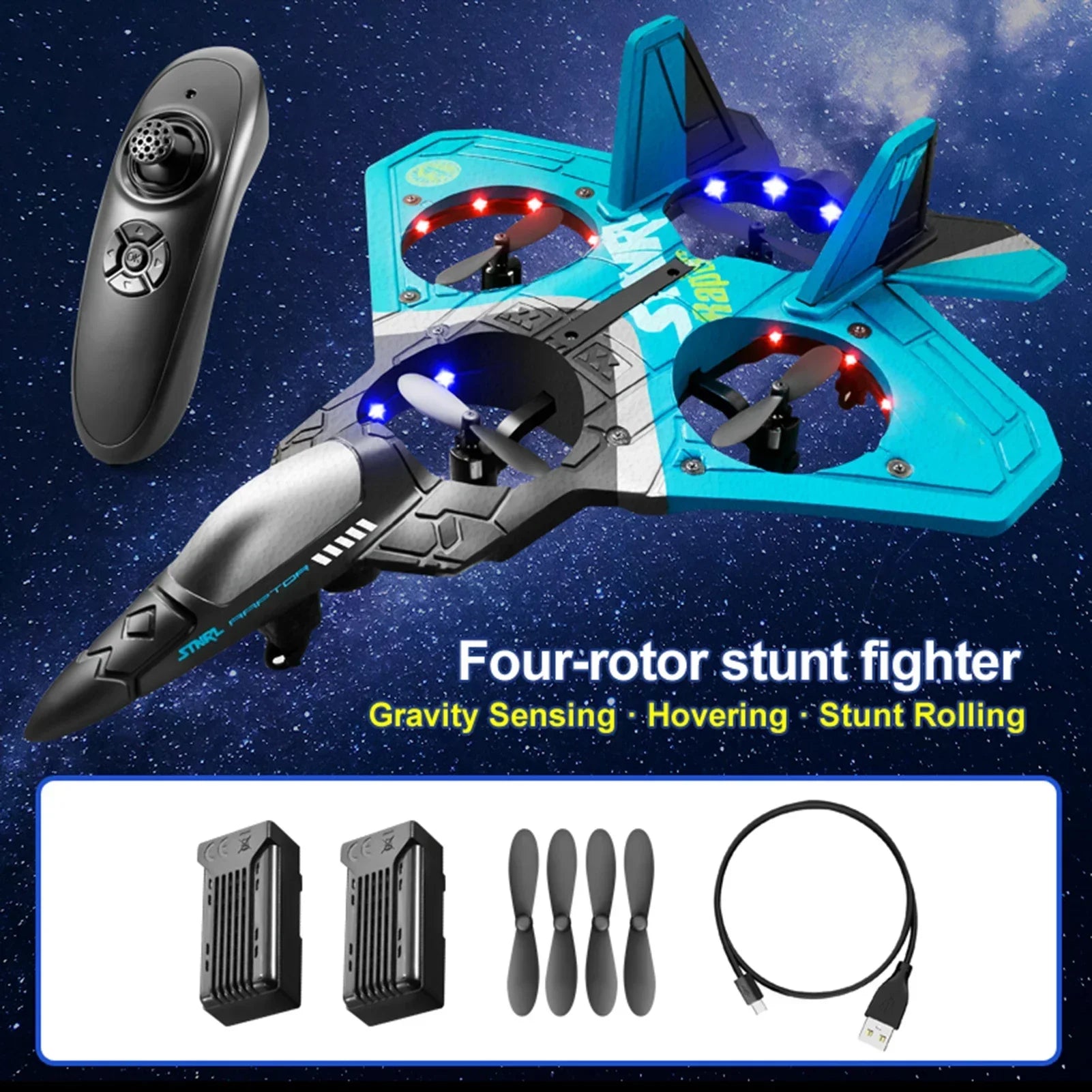 V17 RC Fighter Plane EPP Foam Remote Control Airplane