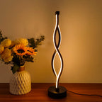 Nordic Black Table Lamp Minimalist Bedroom Lighting