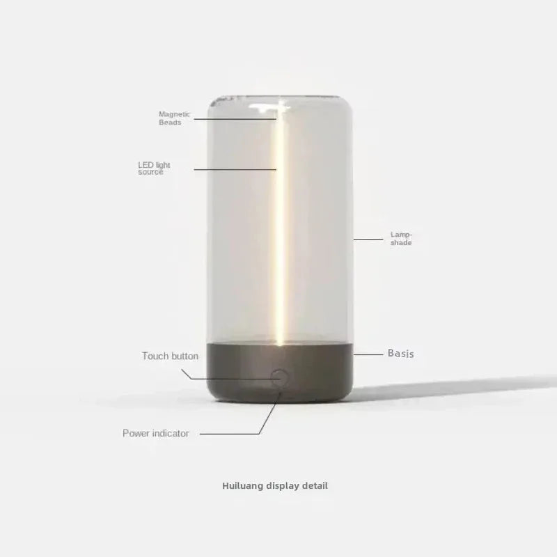 Portable Magnetic Night Light with Type-C Charging