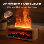 Imitation Flame Aromatherapy Humidifier for Winter