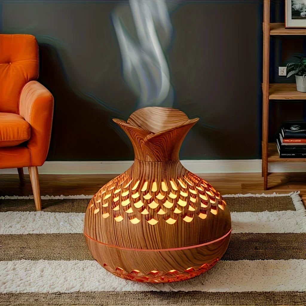 Flower Humidifier with Colorful Atmosphere Light