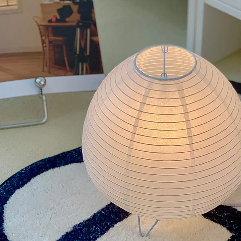 Nordic LED Table Lamp White Aluminum Wabi Sabi Style
