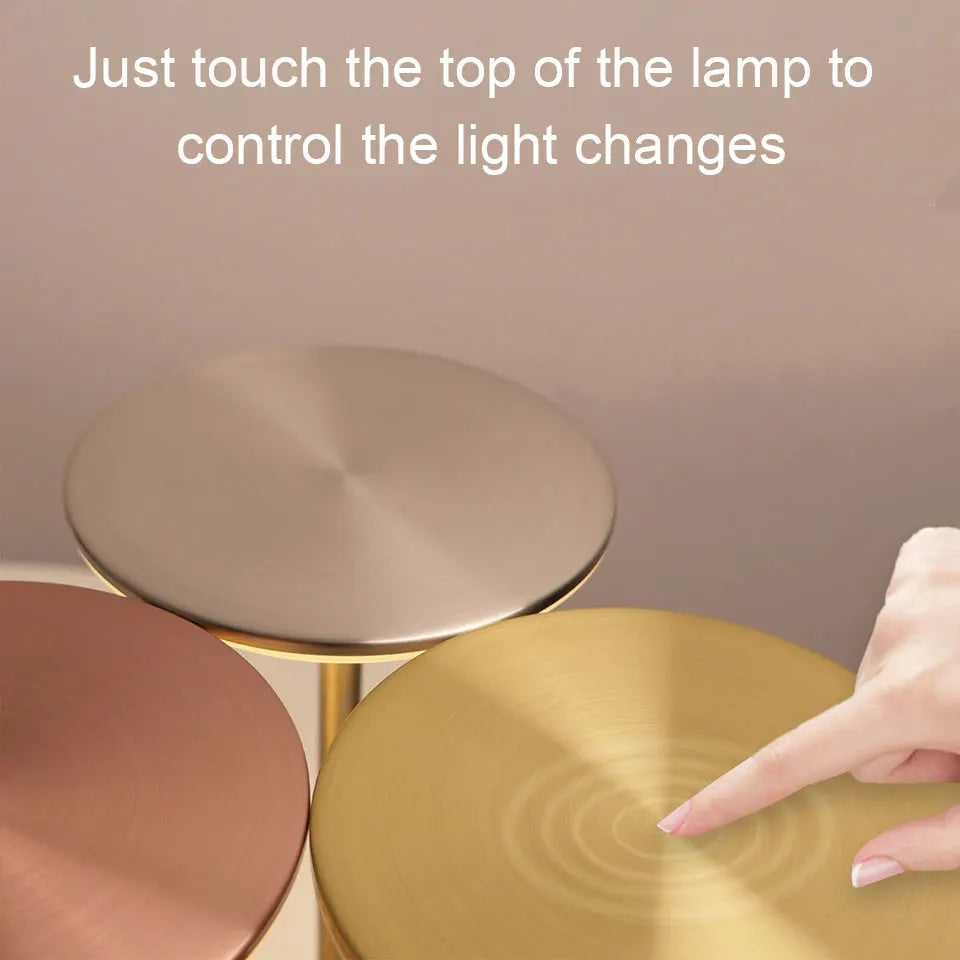 LED Touch Sensor Table Lamp USB Rechargeable Night Light