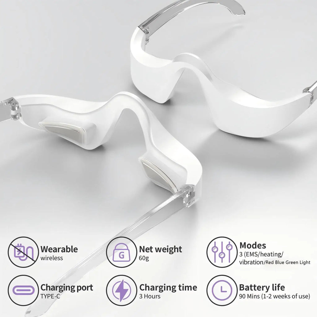 LED Under Eye Massager 3D Microcurrent Beauty Device