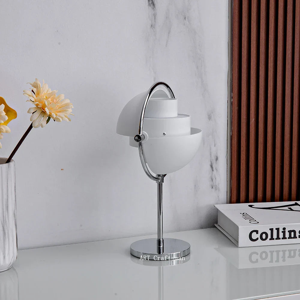Gubi Desk Lamp Black Gold Metal for Living Room Bedroom