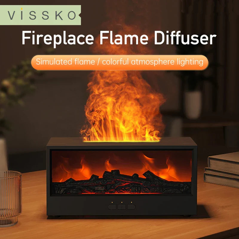 VISSKO Aroma Essential Oil Diffuser with LED Light