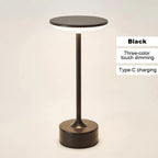 LED Touch Sensor Table Lamp USB Rechargeable Night Light