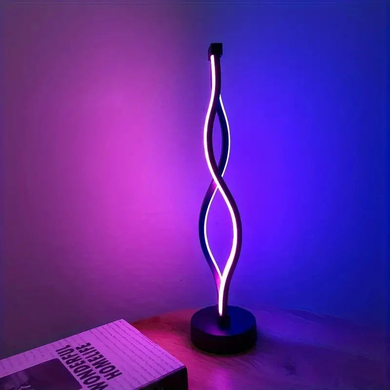 Nordic Black Table Lamp Minimalist Bedroom Lighting