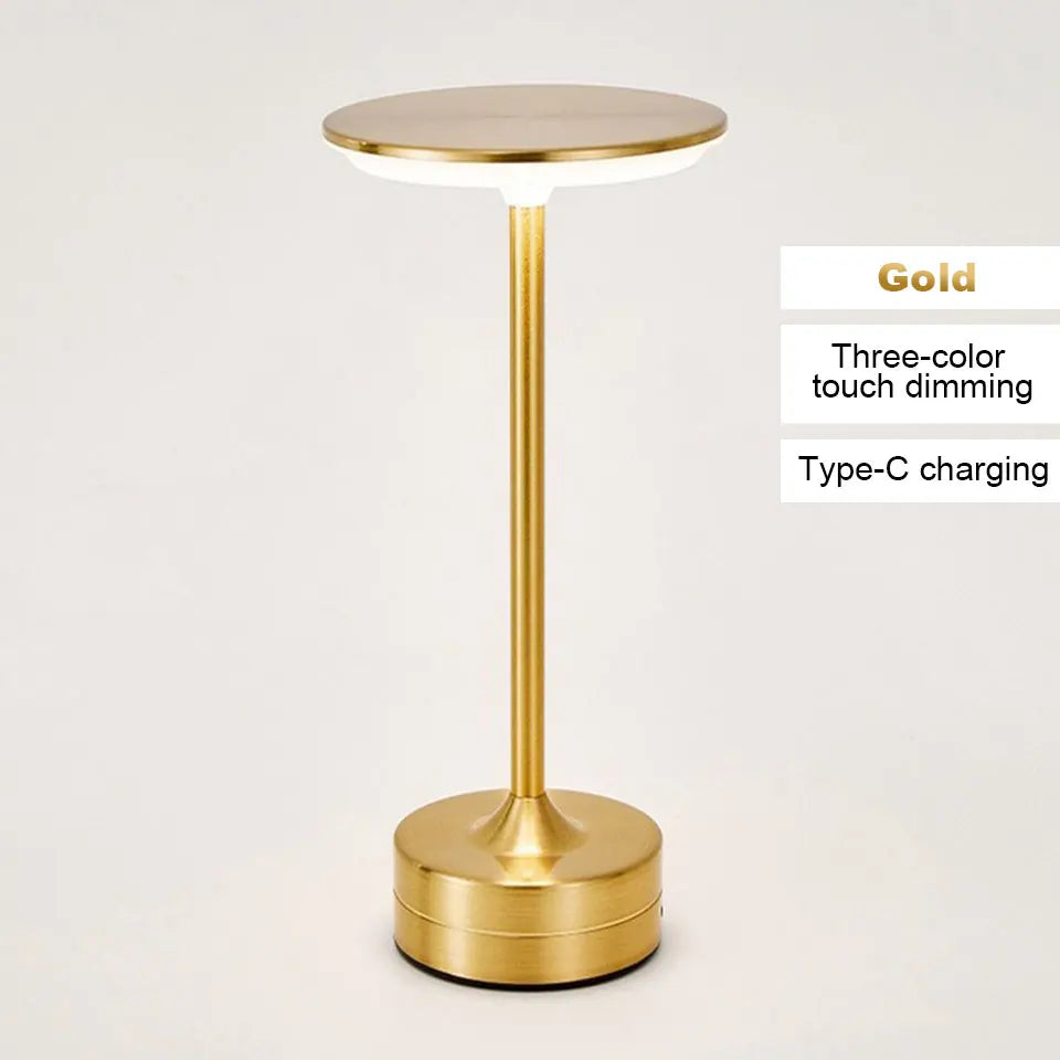 LED Touch Sensor Table Lamp USB Rechargeable Night Light