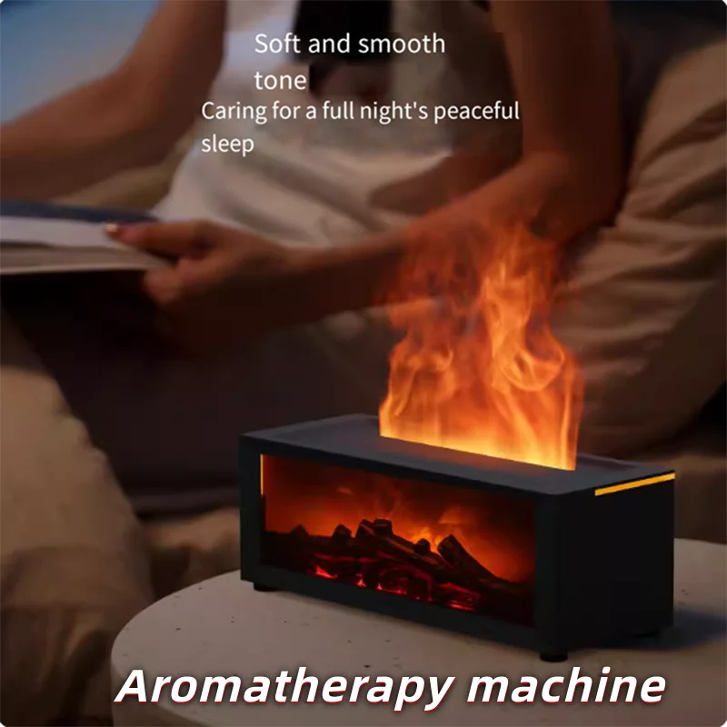 Imitation Flame Aromatherapy Humidifier for Winter