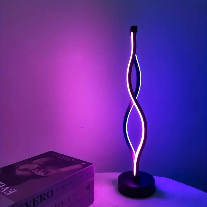 Nordic Black Table Lamp Minimalist Bedroom Lighting