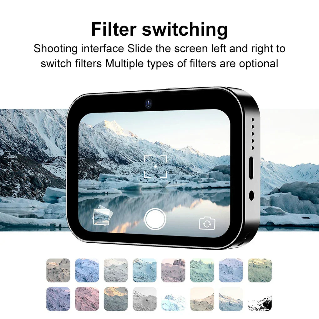 64MP 4K CCD Digital Camera with Touch Screen and Zoom