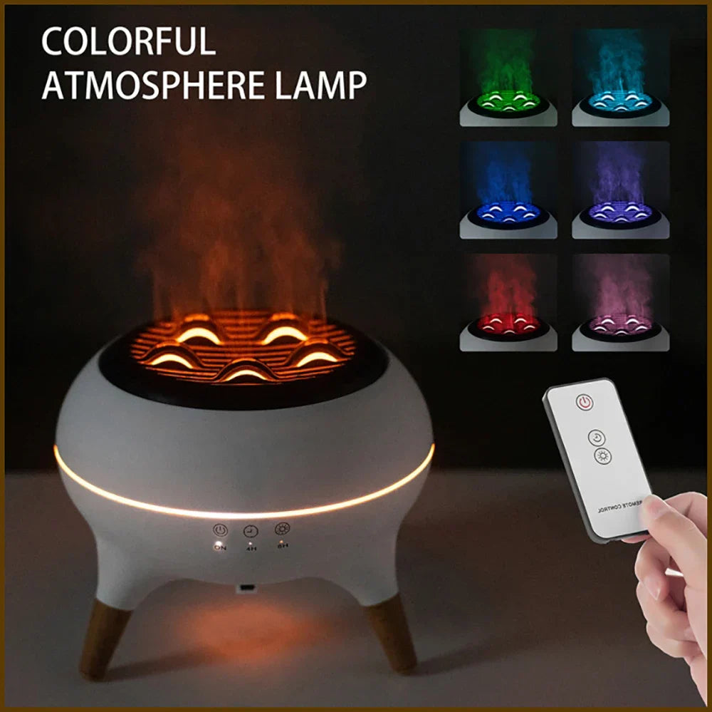 350ml Aromatherapy Humidifier with Remote Control Lighting