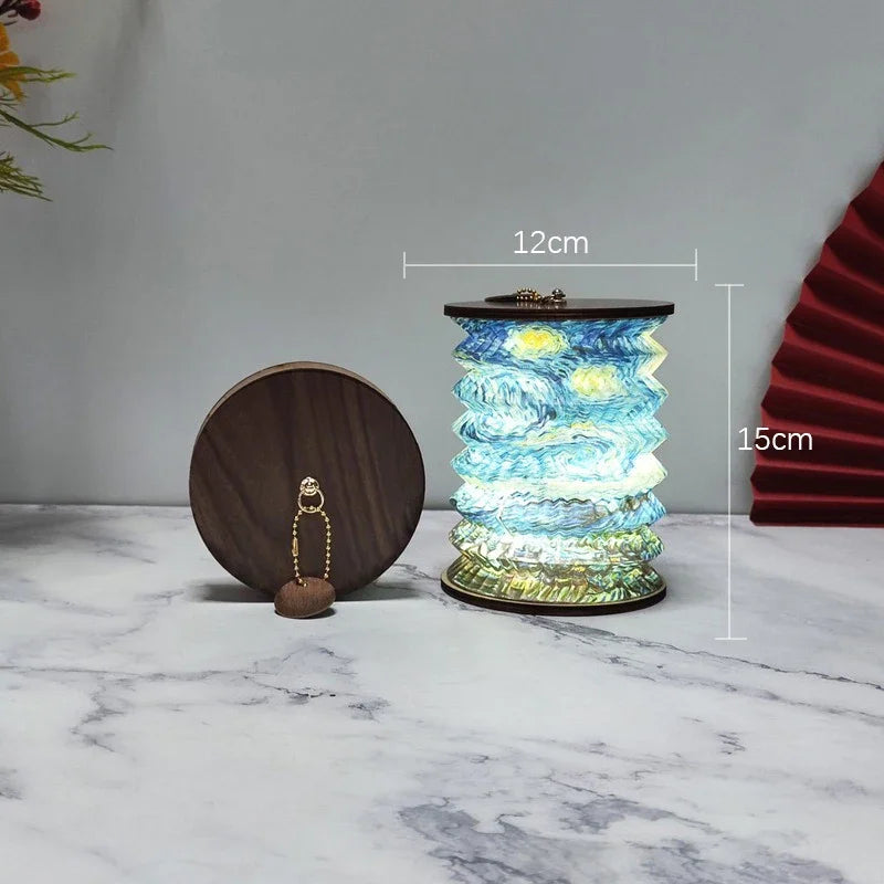Dimmable LED Portable Black Table Lamp for Bedroom