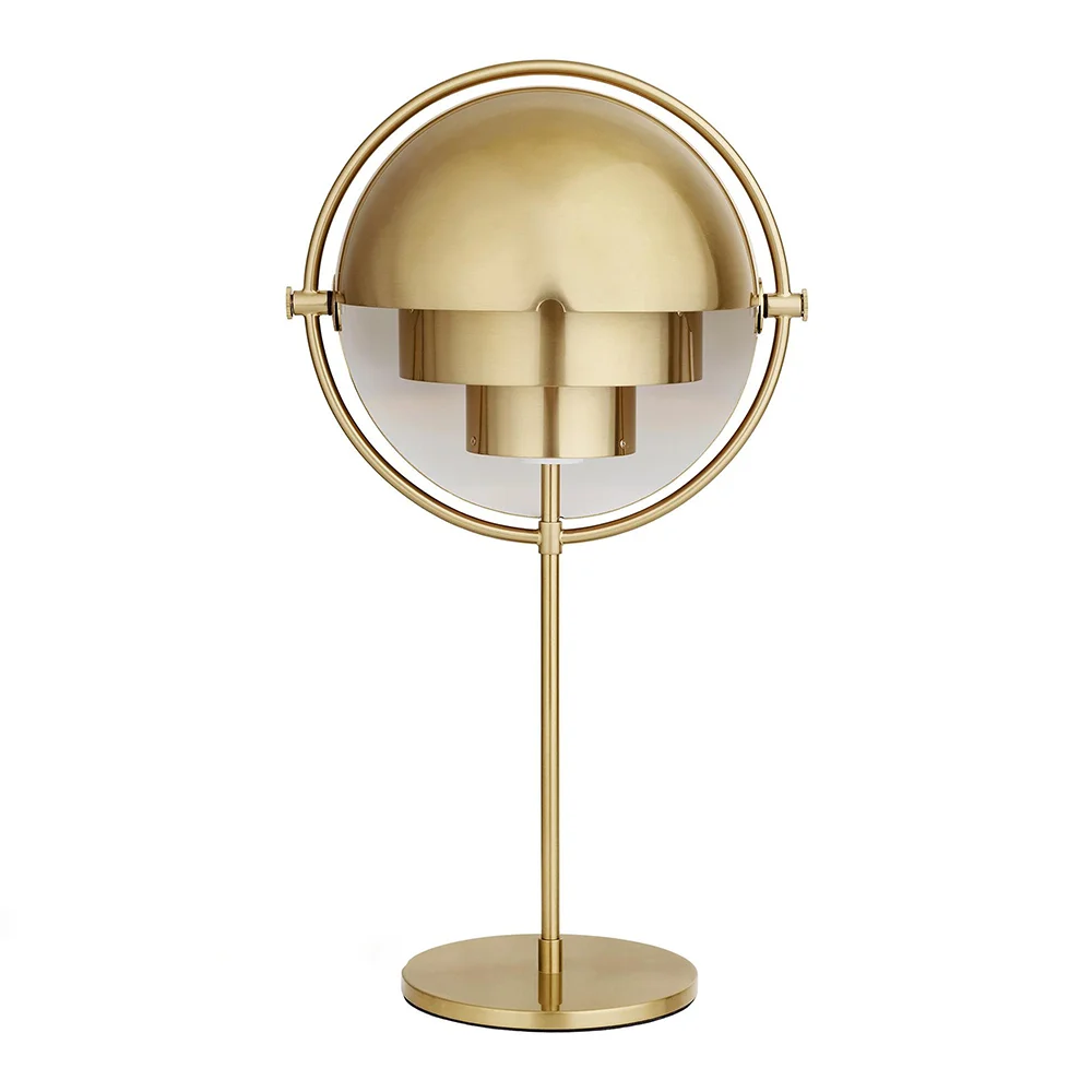 Gubi Desk Lamp Black Gold Metal for Living Room Bedroom