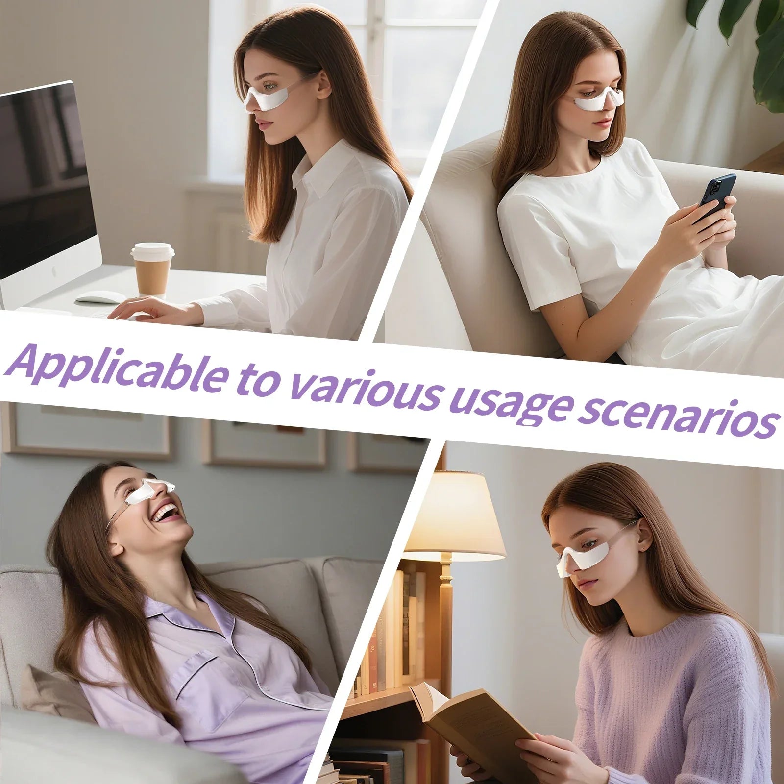 LED Under Eye Massager 3D Microcurrent Beauty Device